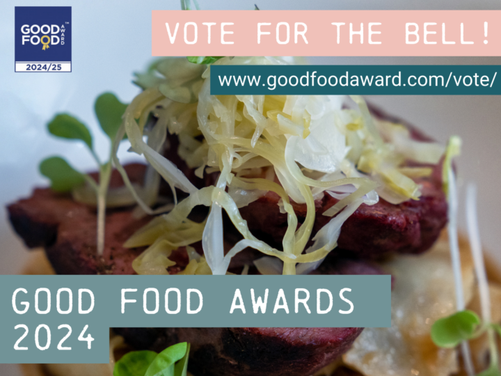 We are excited to share that The Bell Hotel has been nominated for the Good Food Award